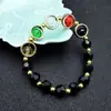 Pulsera de Pulsera de Cuentas de Cinco Elementos de TikTok Regalo Pulsera de Cristal Todo-partido Celebridad de Internet Joyería Moda Coreana Pulsera para Mujer