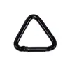 Llavero de mosquetón triangular de aleación de aluminio de colores Colgante para bolso Accesorios Venta al por mayor