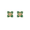 Brincos Trevo de Quatro Folhas Estilo Coreano Alto Senso Brincos Nicho Feminino Luxo Leve Brincos Flor de Quatro Pétalas Moda Brincos da Moda Atacado