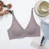 Roupa íntima feminina de tira macia tipo gelatina sem costura para o Sudeste Asiático, sem aros, para levantar e firmar o excesso de pele abaixo dos seios, prevenindo a flacidez