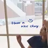 Pegatinas Inglesas Estilo Ins para Uñas, Belleza, Café, Té con Leche, Tienda de Ropa, Baño, Espejo para Selfies, Ventana de Cristal, Pegatinas de Pared
