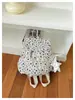 Mochila de Lona de Nylon con Lunares de Gran Capacidad para Mujer 2026 Nuevo Estilo Mori Meng Moderna Genial Mochila para el Uso Diario y el Viaje