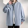 Jaqueta xadrez patchwork masculina, design vintage para primavera e outono, sem capuz, casaco para casal estilo americano com gola de lapela
