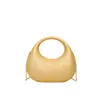 Bolsa de Acrílico 2025 Nuevo Bolso Dorado Tendencia Transfronteriza Bolso Caja Creciente Bolso Cruzado de Hombro con Cadena