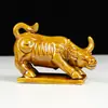 Cerámica Tang sancai de ganado decoración de ganado artesanías decoración del hogar ganado del Zodiaco decoración de oficina regalo de inauguración