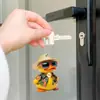 Modelo Nuevo Transfronterizo Patito, Gato Negro, Águila Acrílico Plano 2D Colgante para Espejo Retrovisor de Coche Decoración de Regalo Navideño