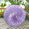 Sombrilla de Papel Aceitado Estilo Antiguo, Sombrilla de Pétalos con Borla Estilo Chino, Sombrilla para Lugares Escénicos, Traje Hanfu, Fotografía de Vestuario Antiguo, Actuación de Danza, Tela de Seda
