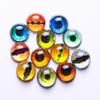 Accesorios de joyería muñeca hemisferio ojos de simulación fabricantes gema de tiempo parche de vidrio ojos de animales