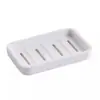Porta-sabonete de camada dupla com drenagem estilo japonês, Rack de sabonete de plástico para banheiro criativo em cor nórdica, Prateleira de armazenamento com porta-sabonete de drenagem