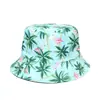 Comercio exterior impresión sombrero de pescador moda cebra sombrero para el sol verano nuevo sombrero para el sol de doble cara hombres suministro transfronterizo