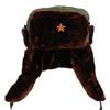 Gorro Lei Feng de felpa cálida y gruesa para ciclismo al aire libre, con forro polar y protección para los oídos, ideal para personas mayores.