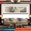 Caligrafía y pintura famosas personalizadas, pintura mural para sofá de sala de estar china, pintura de paisaje de salón de té con caligrafía, pintura y caligrafía antiguas, imagen Tang Yin Ming