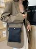 2024 Nova Vertical Mini Simples Ombro Crossbody Casual Bolsa para Celular Verão Portátil Bolsa para Chave de Celular