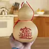 Chaveiro Pingente de Chaveiro de Cabaceira Grande Natural Estilo Chinês Tradicional, Chaveiro Original de Alta Qualidade, Presente de Ornamento de Cabaceira Torcido à Mão
