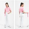 PGM roupas de golfe infantis calças com cinto elástico para meninas calças esportivas de verão para jovens fabricantes
