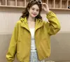 Chamarra cortavientos para mujer 2026 primavera y otoño nueva chamarra deportiva corta moderna de moda top para mujer de venta caliente