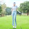 Pantalones Deportivos de Golf para Mujer, Alta Elasticidad, Transpirables, Ligeramente Acampanados, Ajustados, Pantalones Slim para Mujer