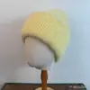 Gorro de Punto de Imitación de Visón Dulce Coreano Otoño e Invierno Sencillo Versátil de Lana Linda Atmósfera de Niña Gorro Frío de Suéter