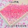 Lentejuelas de PVC de ciruela cóncava 5mm7mm ciruela cóncava dorada perla cuentas de flor de ciruelo cóncava estéreo DIY en stock al por mayor