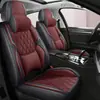 Funda para Asiento de Coche Tejido Técnico Transpirable En Stock Cojín Universal para Todas las Estaciones Cojín de Asiento de Cobertura Total con Soporte Lumbar Funda de Asiento para Cinco Plazas