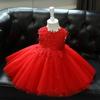 Vestido Infantil con Lentejuelas Verano 2026 Vestido de Tul Abullonado para Fiesta de Primer Cumpleaños Vestido de Manga Larga para Niñas Vestido de Princesa