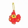 Colgante Divertido de Burbujas de Animales de Dibujos Animados Llavero de Silicona para Alivio del Estrés Juguete Decorativo para Mochila Infantil Venta al por Mayor
