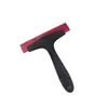 Belleza de Costuras Negra y Roja con Rascador de Tendón de Vaca Engrosado Resistente al Desgaste, Limpiaparabrisas para Película de Coche, Rascador de Arena de Color Epoxi, Herramienta de Belleza de Costuras