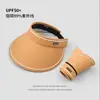 Sombrero de protección solar para niños con ventilador, sombrero de sol de dibujos animados para exteriores en verano, protección UV, sombrero de sol para niños de copa abierta