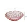 Conjunto de Plástico Estilo Europeu Tigela de Frutas Criativa Acabamento Dourado Moderno Bandeja para Sala de Estar Casa Tigela de Frutas Simples Fashionável Sensação de Alto Padrão