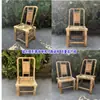 Respaldo de Silla de Bambú Silla Doméstica Pura Hecho a Mano Taburete de Bambú Viejo Adulto Tejido Tamaño Grande Muebles de Bambú de Casa de Campo Silla para Casa de Té