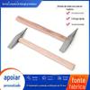 Fabricante atacado de martelo de solda elétrico com cabo de madeira, martelo para remoção de ferrugem, martelo para soldador de escória, cabeça chata, martelo para remoção de ferrugem, martelo para remoção de ferrugem