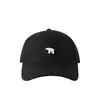 Gorra de Béisbol de Gran Circunferencia de Cabeza para Mujeres, Ajuste Profundo, Adelgazante Facial, Bordado de Oso Polar, Estilo Nuevo, Protección Solar para Exteriores para Hombres