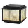 Lámpara de Pared para Patio, Luces Solares para Pilar Exterior de Patio Rural Estilo Chino Impermeables para Pilar de Puerta de Villa