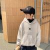 [Beneficio de Código Rompedor] Sudadera con Capucha para Niño Espesada 2022 Nueva Ropa para Niños Chaqueta de Terciopelo de Color Puro Estilo K para Niños