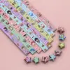Papel Colorido de Origami Estrela para o Dia dos Namorados Qixi, Estrela da Sorte em Cor Gradiente, Papel Estrela Pentagonal, Papel Especial para Dobradura de Estrelas Manuais