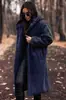 Outwear Feminino Amazon [Lista de Compras Manual] Outwear de Lã Longo com Capuz Quente Outono e Inverno Amazon