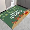 Tapete de Natal, tapete de porta de entrada, tapete de porta de entrada, tapete de entrada de casa, tapete de Natal transfronteiriço, tapete de chão