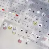 Pegatinas Finas y Resistentes para Manicura, Pegatinas Pequeñas Frescas y Lindas de Dibujos Animados para Uñas, Pegatinas de Joyería con Expresiones de Gato y Perro, Uñas Portátiles