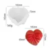 Molde de Mousse Amor Dia dos Namorados Bolo DIY Assar Molde de Silicone Chocolate Sobremesa em Formato de Coração