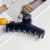 Novo Prendedor de Cabelo Garra Brilhante de Uma Palavra Amazon Elegante Simples para Coque na Nuca Prendedor Tubarão Prendedor para Meio Preso Acessórios de Cabelo para Mulheres