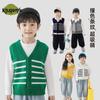 Ropa de punto a rayas de moda para bebés y niños, nueva, moderna, genial, prendas de punto para niños, tops versátiles, ropa abrigadora, Categoría a