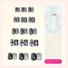 Uñas Portátiles de Metal Estilo Oscuro Y2K Transfronterizas Uñas Portátiles Estilo Ins de Alta Calidad Populares en Europa y América Pressonnails