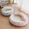 Cama Semicerrada Más Vendida de Amazon para Gatos y Perros, Adecuada para Todas las Estaciones, Cama para Gatos, Cama para Perros, Casa para Gatos, Esterilla para Cama de Mascotas, Al Por Mayor en Stock