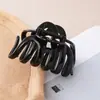 Nuevo pasador de garra de calabaza estilo francés para mujer, elegante y con estilo, adecuado para cabello grueso, accesorio de pelo simple