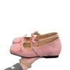 ¡MUKEKe morado taro! Zapatos Mary Jane de Plataforma de Gamuza para Mujer con Lazo Delicado para Aumentar la Altura