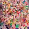 Venta al por Mayor Mixto Transparente Dibujo Animado Animal Resina Accesorios DIY Pegamento Crema Funda para Teléfono Móvil Horquilla Diadema Caja de Almacenamiento DIY