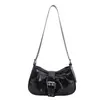 Bolso Bandolera Retro de Nicho Bolso Plegado Estilo Coreano para Mujer Nueva Moda Versátil Bolso de Hombro Único Bolso de Mano Elegante