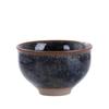 Taza de té Jianzhan, taza de degustación de té de cerámica con cambio de horno, taza maestra, juego de té de kung fu con luz estrellada, taza individual, taza maestra, taza de té, tazón de té