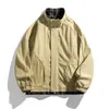 Chaqueta de hombre de moda 2026 nuevo modelo para primavera y otoño, chaqueta casual americana versátil de corte holgado con cuello alto, a la moda y artística