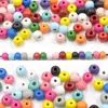 Acessórios para Joias DIY 8mm Contas de Madeira Coloridas Foscas Madeira de Lótus Contas de Madeira Pulseira Bolsa Acessórios para Roupas Contas Soltas